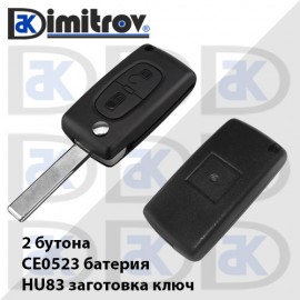 Кутийка ключ Citroen Peugeot